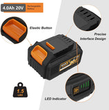 MAXXT 20V 2.0/4.0AH Li-ion Replacement Battery Pack (Only MAXXT Power Tools)