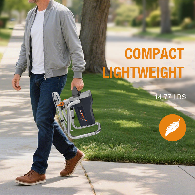 MAXXT Airless Paint Sprayers,1300W High Pressure Airless Stand Sprayer