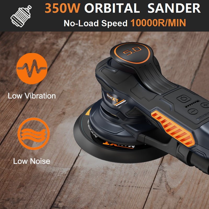 MAXXT Ramdon Orbital Sanders ,6 Variable Speed Wood Sander for Woodworking/Sanding/Polishing
