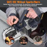 MAXXT 20V Portable Brushless Band Saw Kit 2.5inch Cutting Capacity,Makita battery type