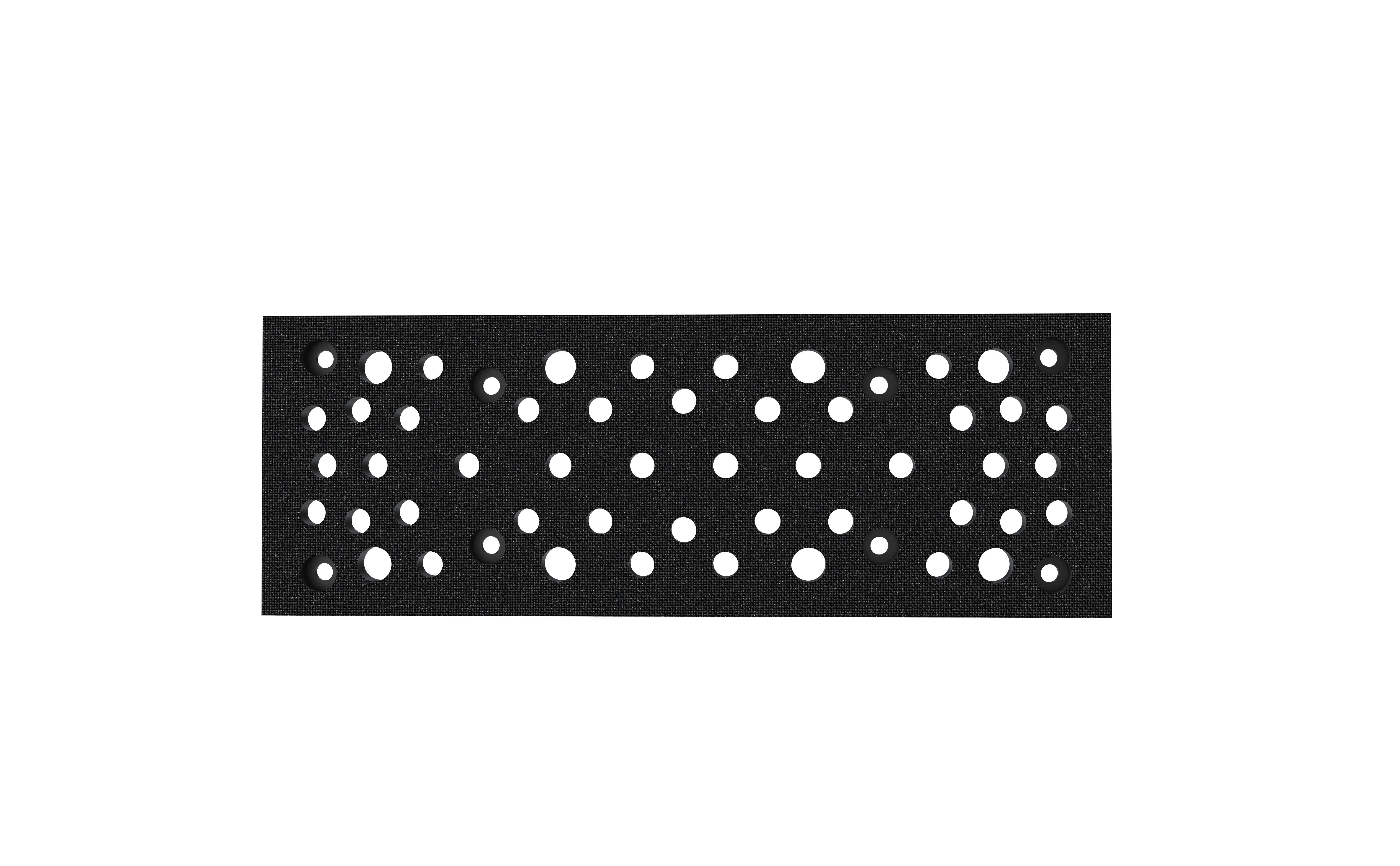 MAXXT 198x70mm Hook & Loop DA Sander Backing Plate Pad, Multi-Hole Pattern Dustless - Dual-Action Random Orbital Sanding Pad - for MAXXT Brushless Orbit Sander R7307