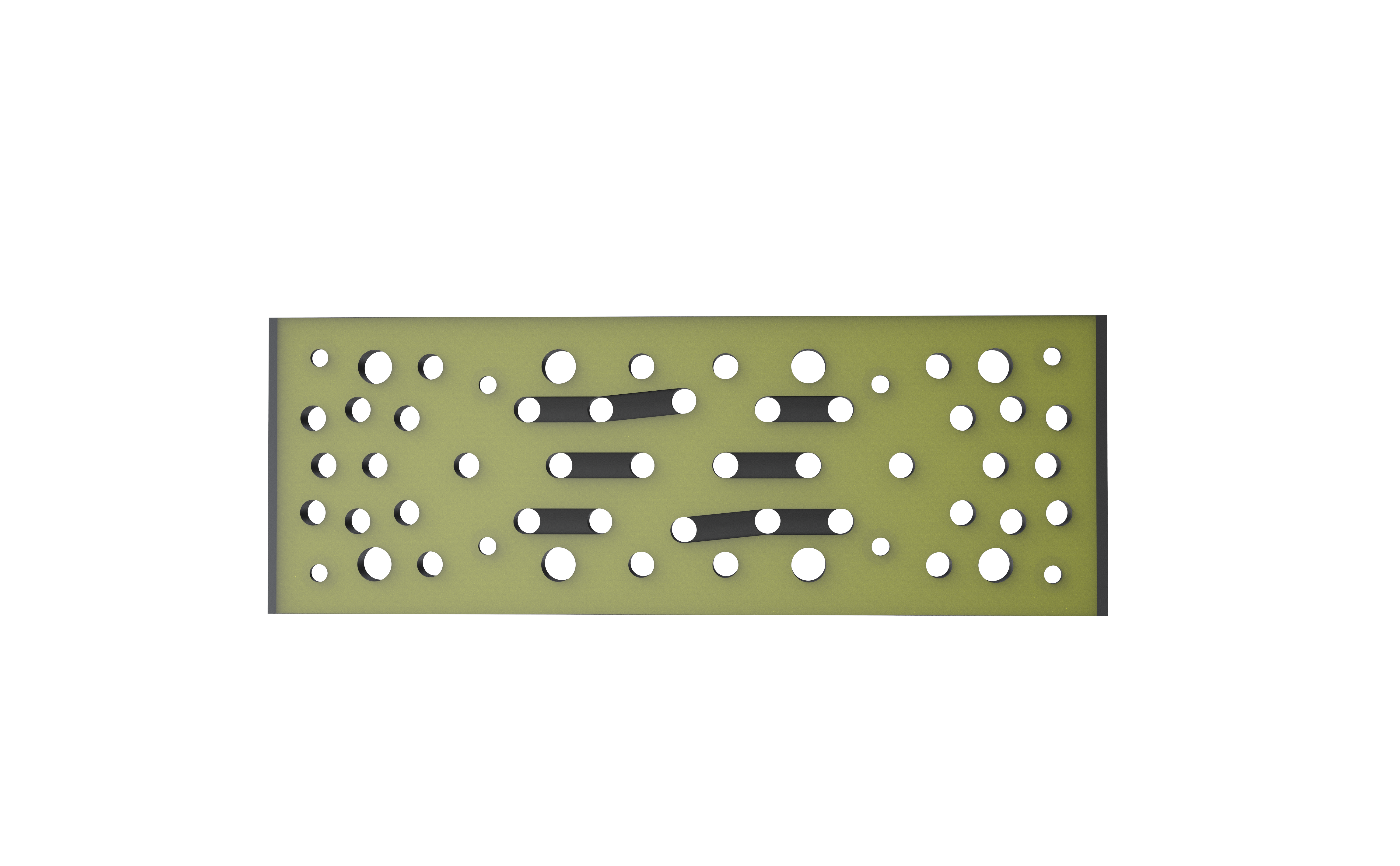 MAXXT 198x70mm Hook & Loop DA Sander Backing Plate Pad, Multi-Hole Pattern Dustless - Dual-Action Random Orbital Sanding Pad - for MAXXT Brushless Orbit Sander R7307