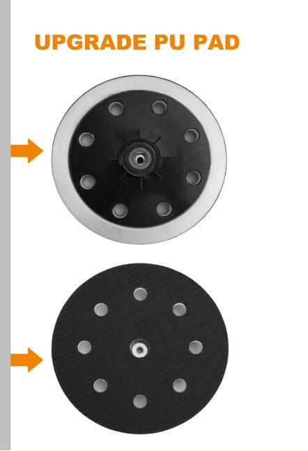 MAXXT 180mm(7")  Hook & Loop  Sander Backing Plate Pad, Multi-Hole Pattern Dustless -Sanding Pad - for MAXXT 810W Drywall  Sander