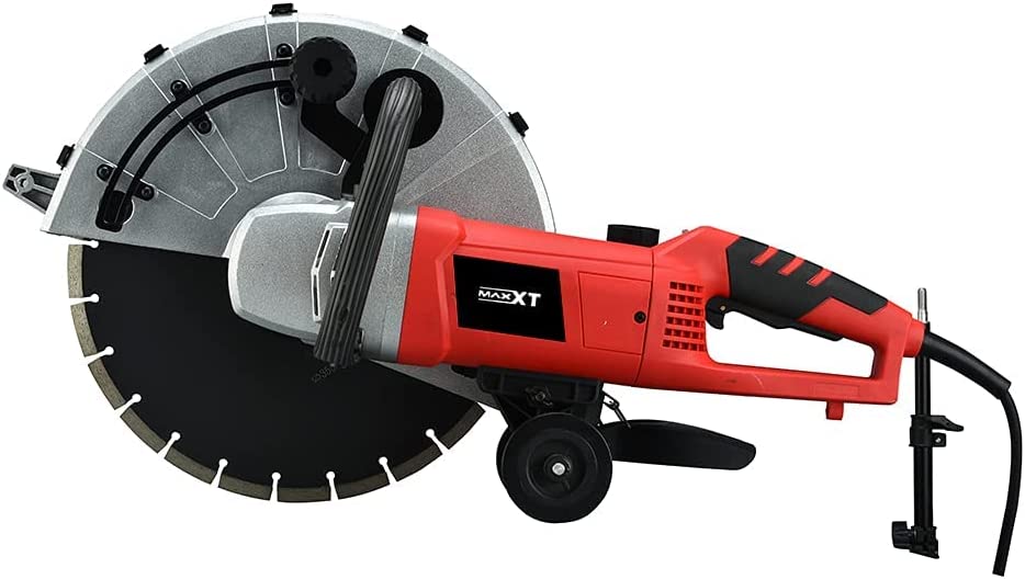 MAXXT 14" Concrete Saw/Concrete Cutter/Masonry Saw; 15 Amp; 4300 RPM; Wet/Dry Cut; Blade is Included.