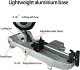 MAXXT Portable Band Saw with Base 10-Amp 5-Inch Deep Cut Variable Speed Handheld Portable Automatic Multi-Purpose Cutting with Carrying wheels