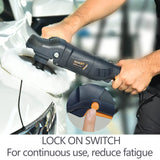 Car waxing machine for polishing cars, motorcycles, furniture, floors, sofas and other machines is light and powerful Car Polisher R7183-R