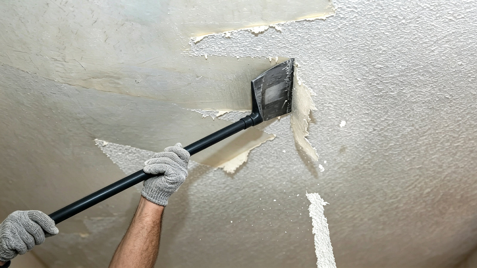 How to Remove a Popcorn Ceiling Without Making a Mess (2026 Guide)