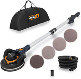 MAXXT 4mm Random Orbital Drywall Sander, 350W brush motor, dual-mode vacuuming for more efficient