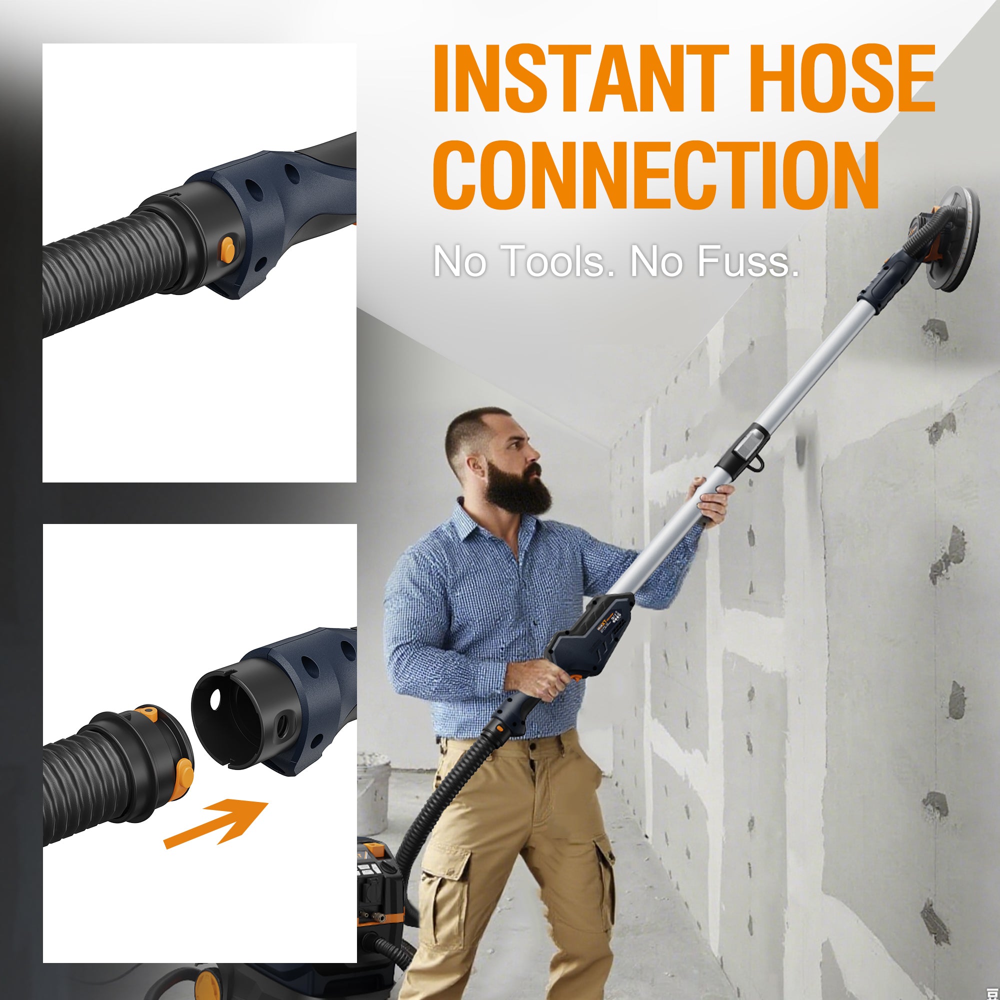 MAXXT 4mm Random Orbital Drywall Sander