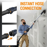 MAXXT 4mm Random Orbital Drywall Sander, 400W brush motor, dual-mode vacuuming for more efficient