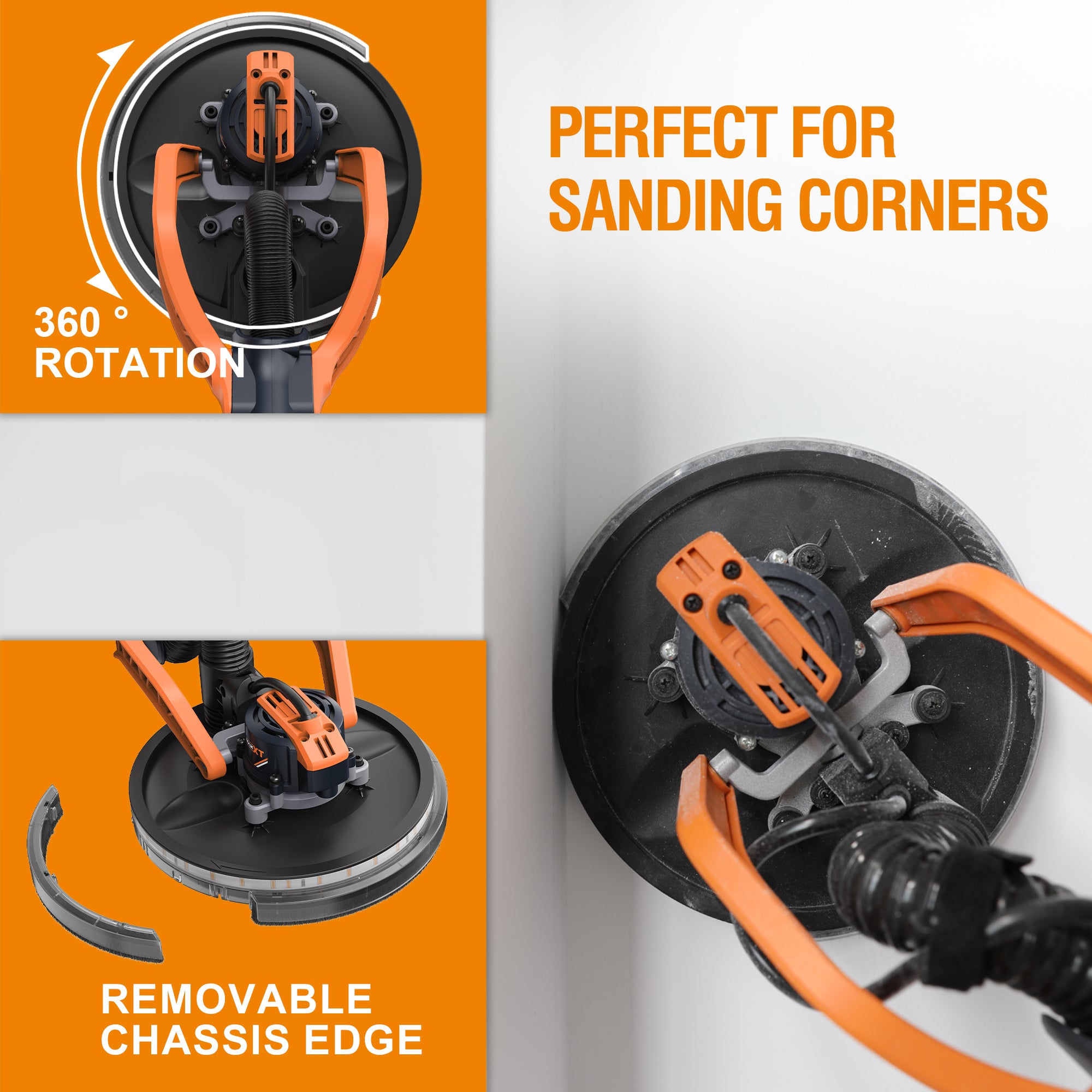 MAXXT Drywall Sander: 550W Brushless Motor