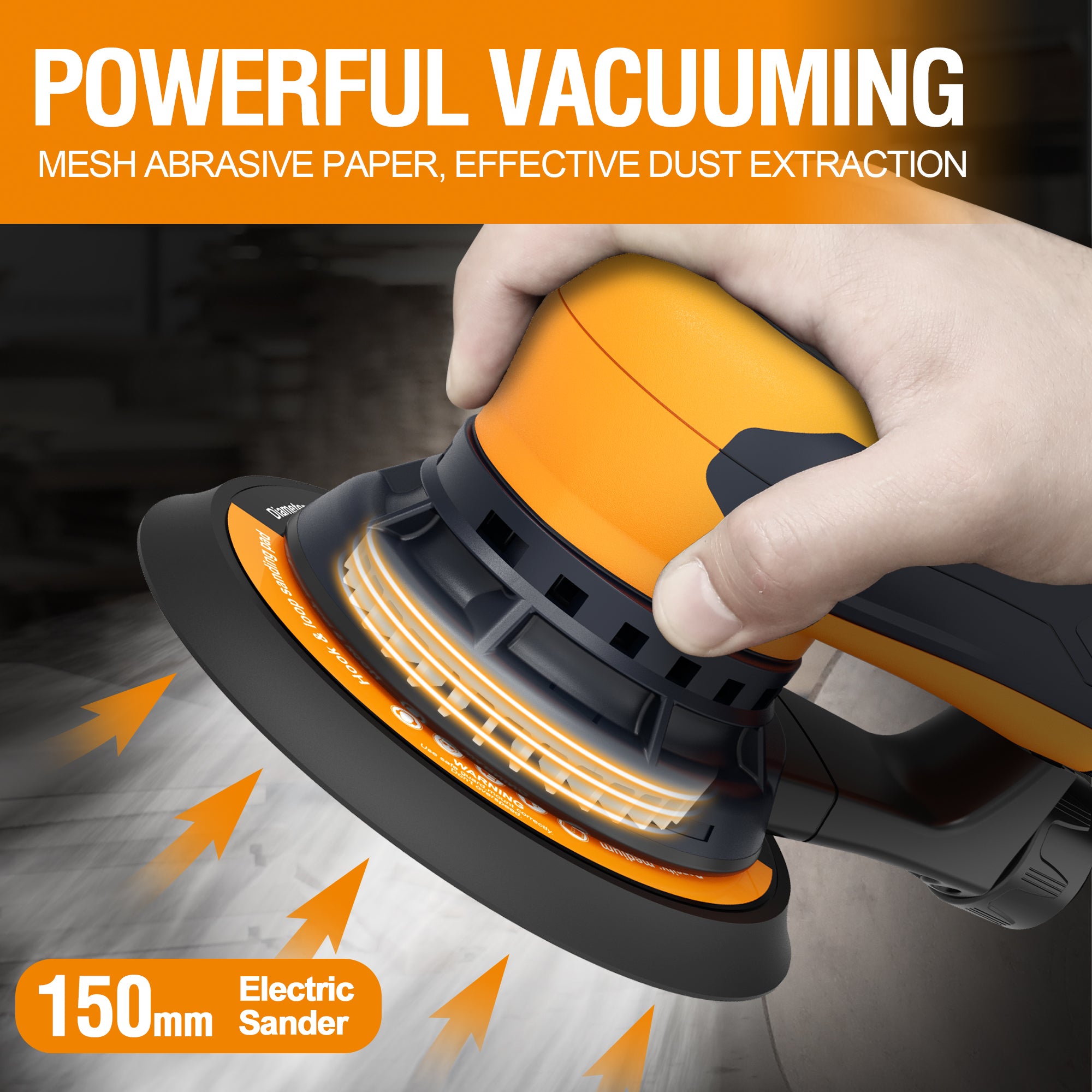 MAXXT 150mm Brushless Random Orbital Sander