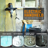 MAXXT Mixer 13A Single Paddle Concrete Mortar Mixer, 5/8" Keyed Chuck