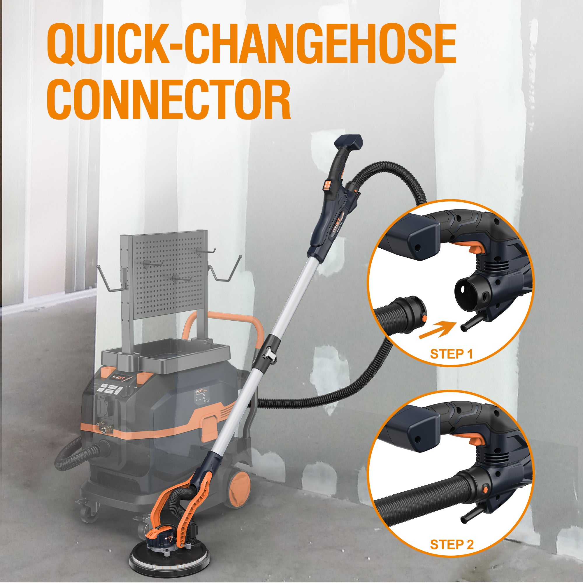 MAXXT Drywall Sander: 550W Brushless Motor