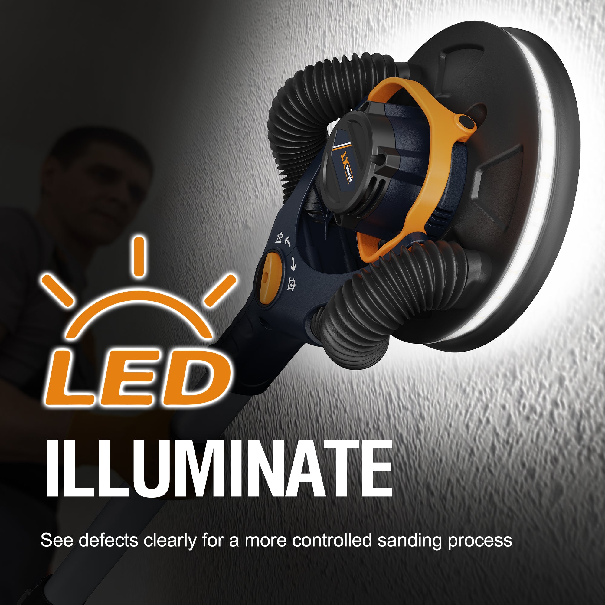 MAXXT 4mm Random Orbital Drywall Sander