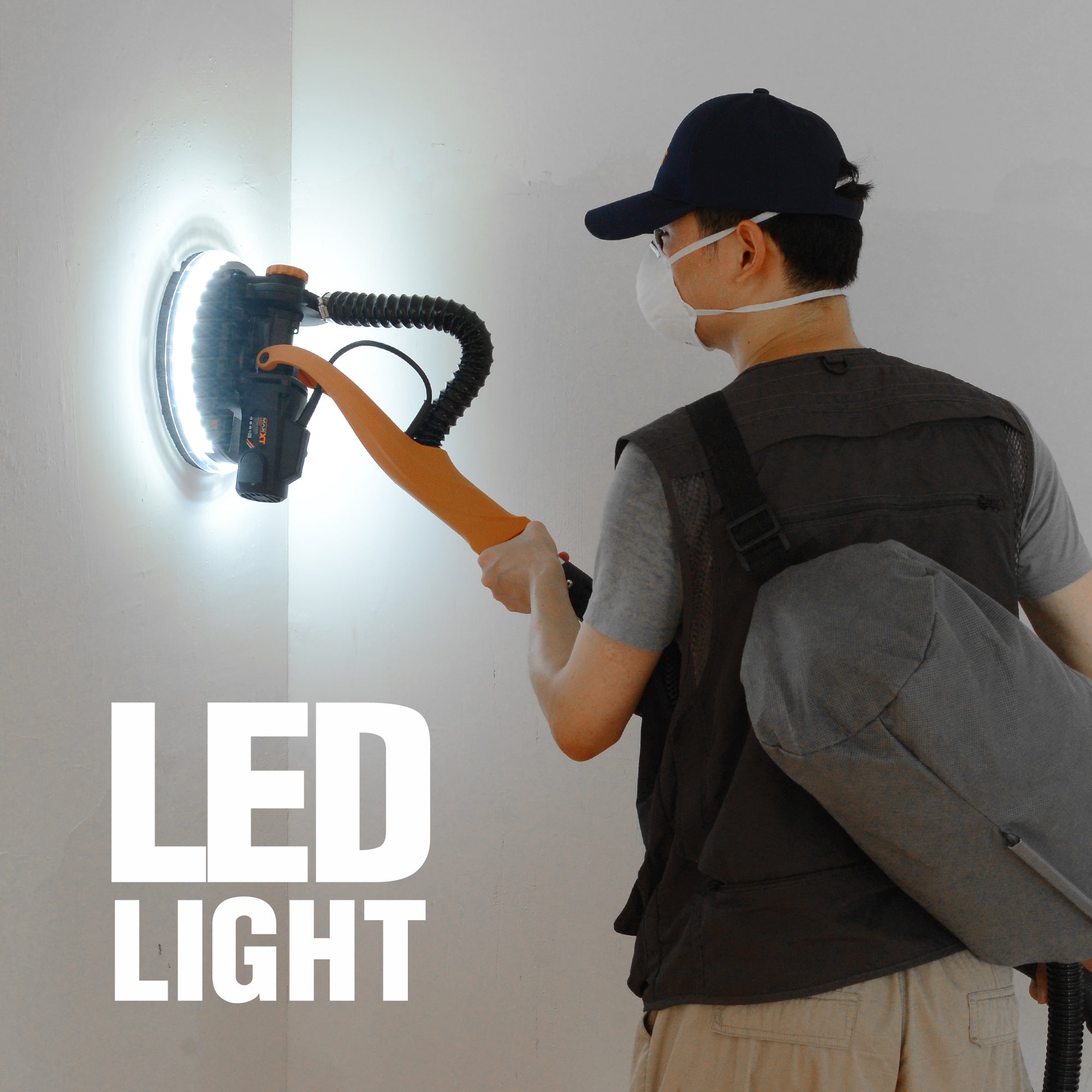 MAXXT Drywall Sander Foldable Telescopic Electric Wall Sander