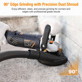 MAXXT 1500W Concrete Grinder - 5-inch, 7-speed adjustable (with dual discs)