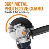 MAXXT 1700W Angle Grinder: Professional-grade cutting, grinding, and polishing tool