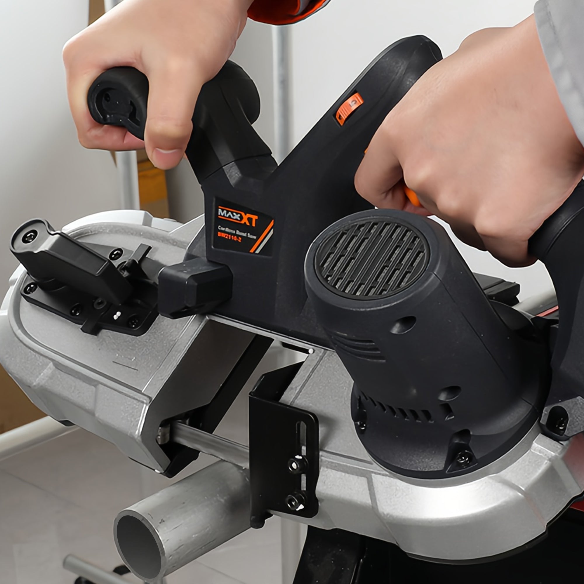 MAXXT 20V Portable Brushless Band Saw Kit 2.5inch Cutting Capacity