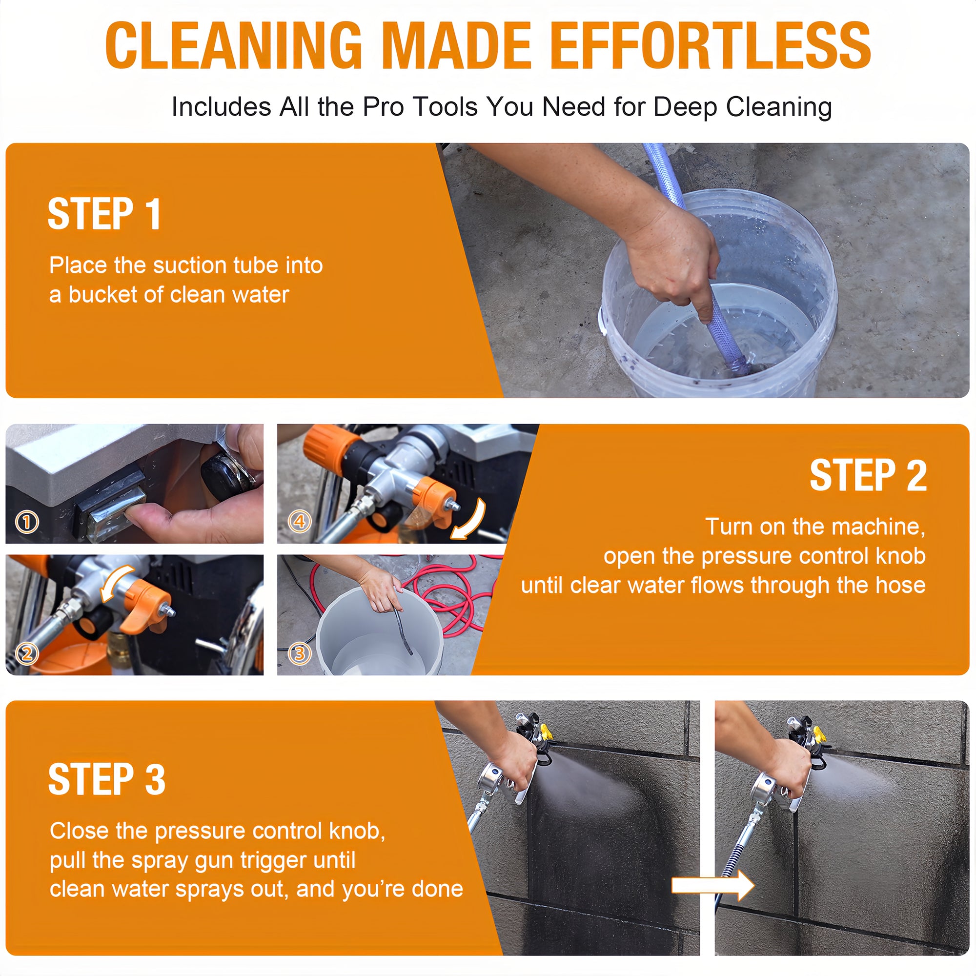 MAXXT Airless Paint Sprayers，1300W High Pressure Airless Stand Sprayer