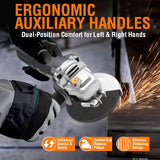 MAXXT 1700W Angle Grinder: Professional-grade cutting, grinding, and polishing tool