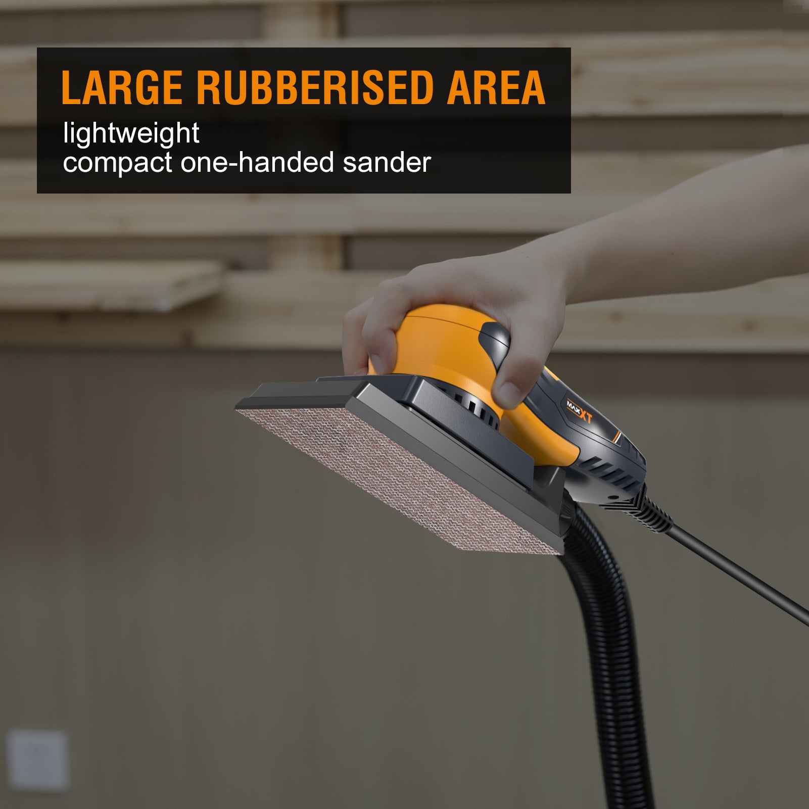 MAXXT 350W Brushless Sheet Sander - Low-Vibration Tool