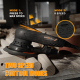 MaxXT Dry grinding machine for polishing car sheet metal, grinding drywall, polishing wood Ultra-light and ultra-small body with constant speed brushless motor, long life Simple and easy to operate Brushless Orbit Sander R7303