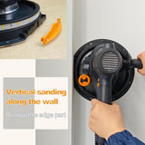 MAXXT 810W Handheld Drywall Sander, Electric Sander for Walls,Rough and fine Sanding, 1500-2800RPM Variable Speed, Upgraded Pad, Adjustable Suction, Self-Dust-Extraction, 8 Pcs Sandpaper