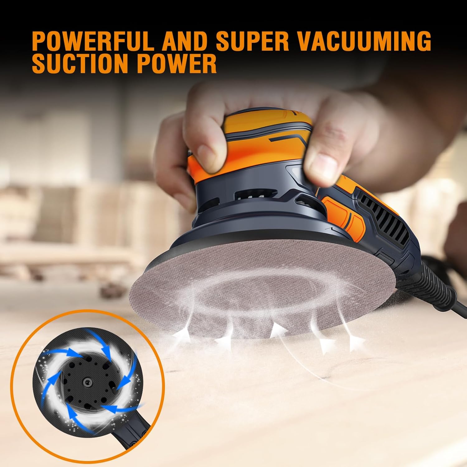 MAXXT Brushless 5.0mm 6-Speed Orbital Sander