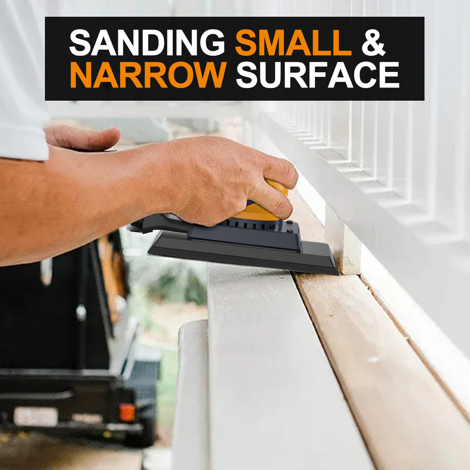 MAXXT 350W Brushless Sheet Sander - Low-Vibration Tool