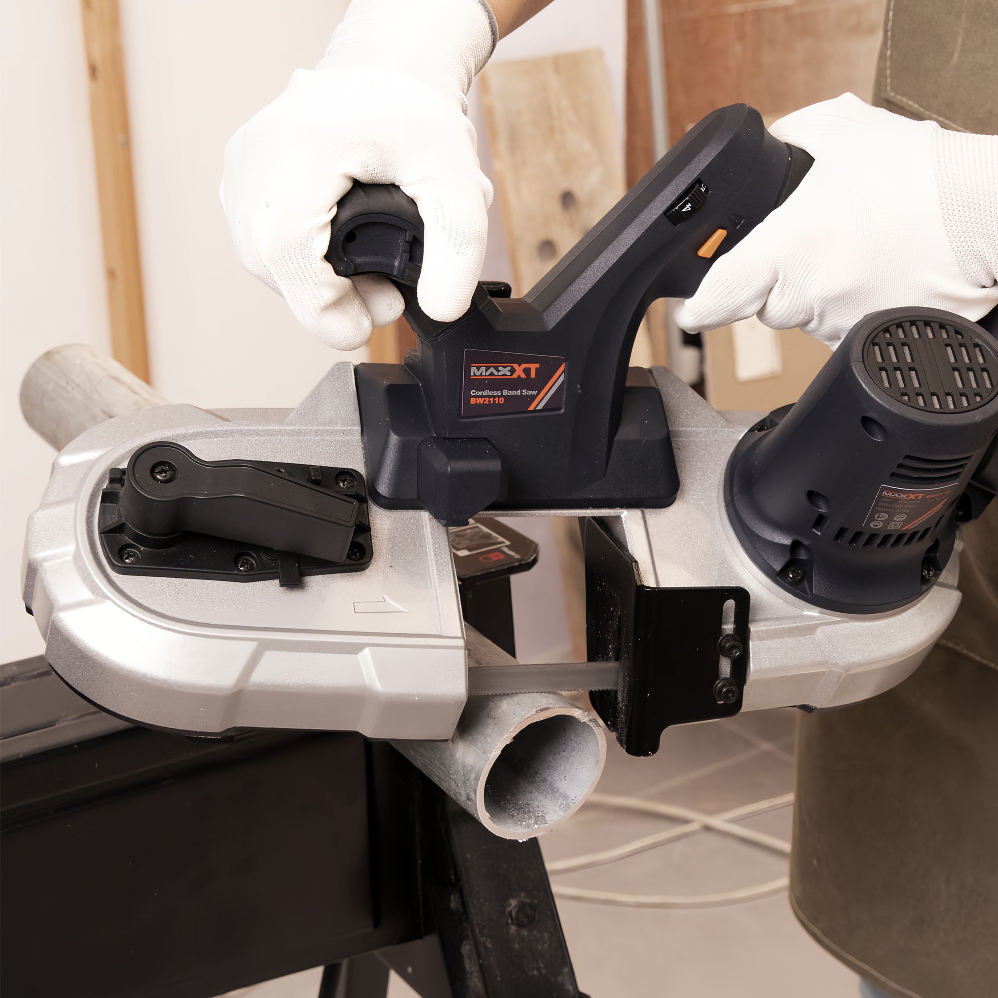 MAXXT 20V Portable Brushless Band Saw Kit 2.5inch Cutting Capacity