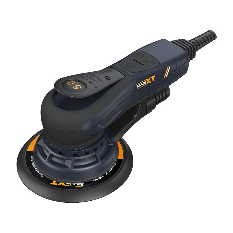 MAXXT Electric 5mm Random Orbital Sander with Tool Case ，5&6Inch Sanding Pads