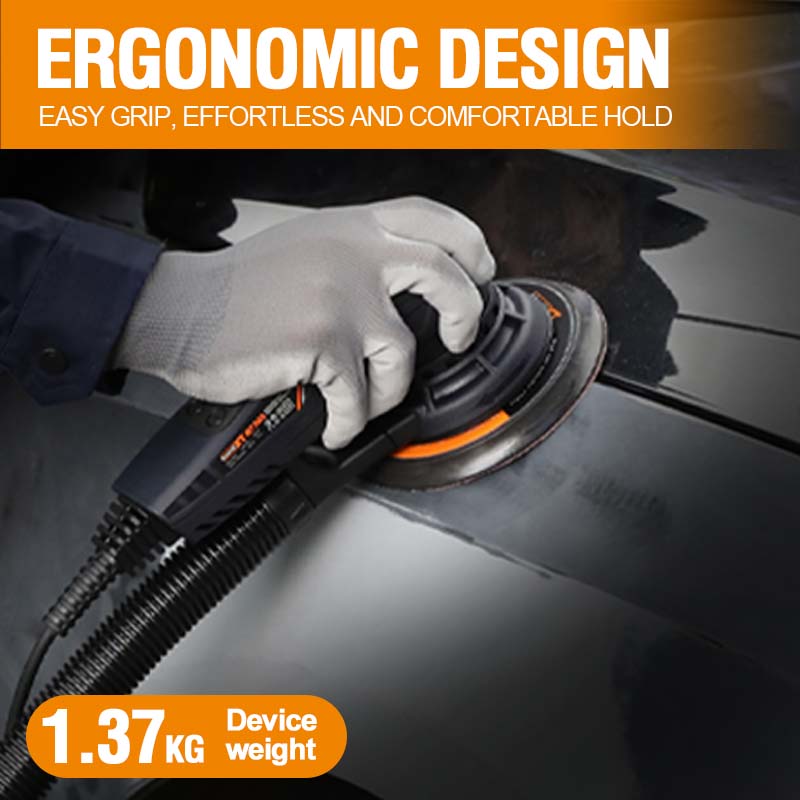 MAXXT Electric 5mm Orbital Sander With 150mm&125mm Sanding Pads