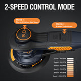 MAXXT Ramdon Orbital Sanders ，6 Variable Speed Wood Sander for Woodworking/Sanding/Polishing