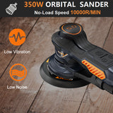MAXXT Ramdon Orbital Sanders ，6 Variable Speed Wood Sander for Woodworking/Sanding/Polishing