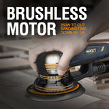 MAXXT Electric 5mm Orbital Sander With 150mm&125mm Sanding Pads