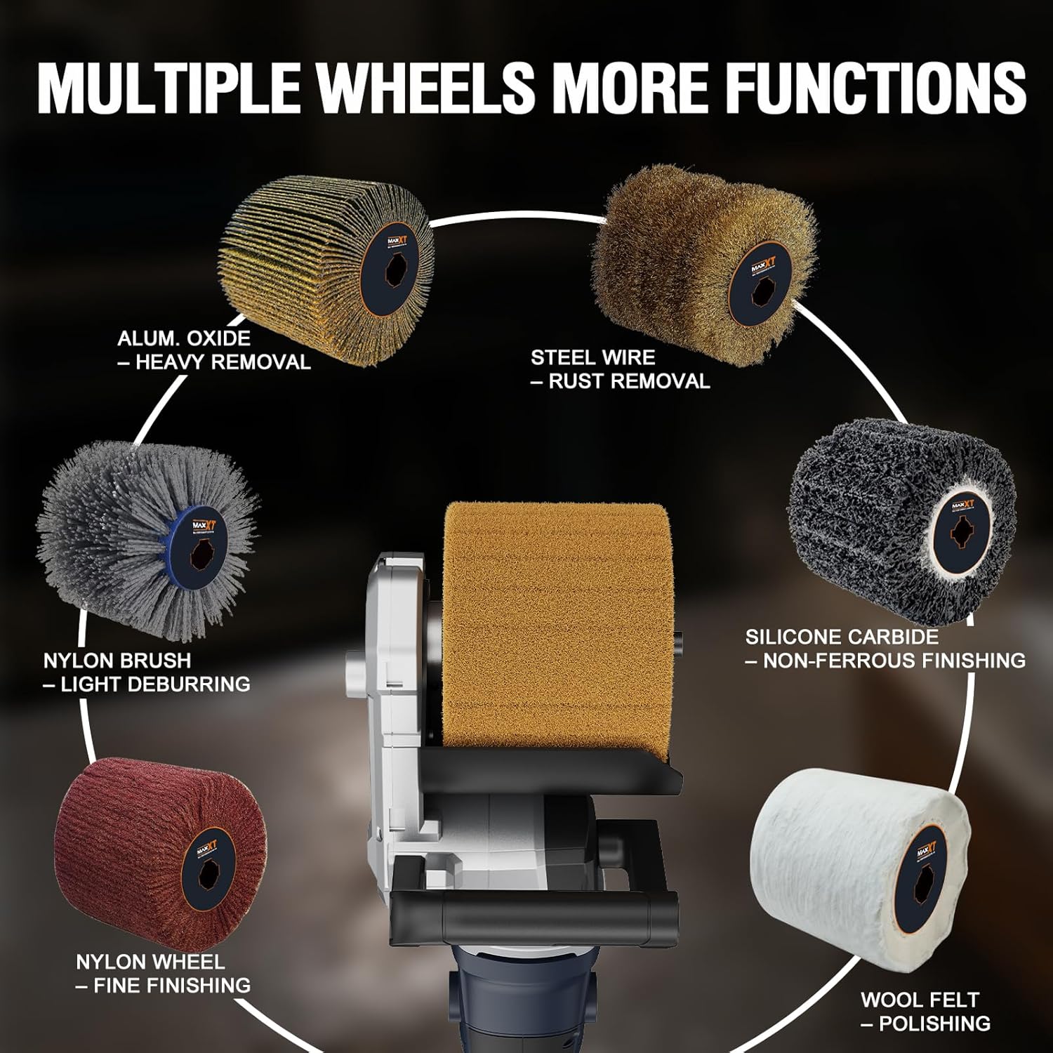 MAXXT 1300W Electric Polisher & Sander 6 Fixed Speeds