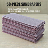 MAXXT R7307-Sandpaper Loop DA Sander Sandpaper, Dual-Action Random Orbital Sanding Pad - Low Profile Edge, Medium Density - for MAXXT Brushless Orbit Sander R7307