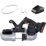 MAXXT 20V Portable Brushless Band Saw Kit 2.5inch Cutting Capacity