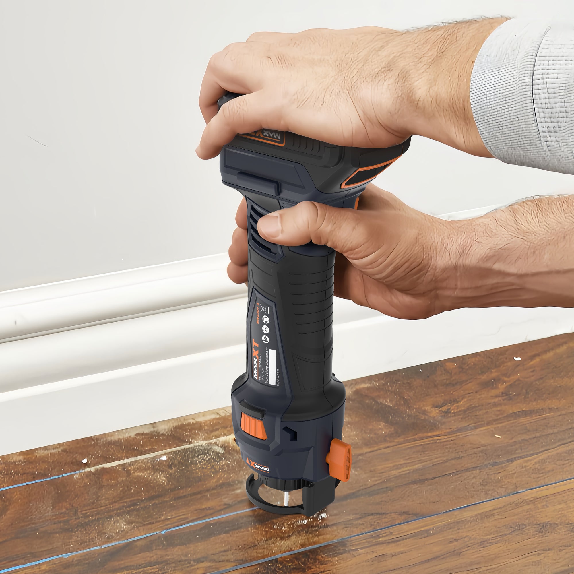 MAXXT 20V Cordless Drywall Cut Out Tool with 2.0Ah Battery and Quick Charger