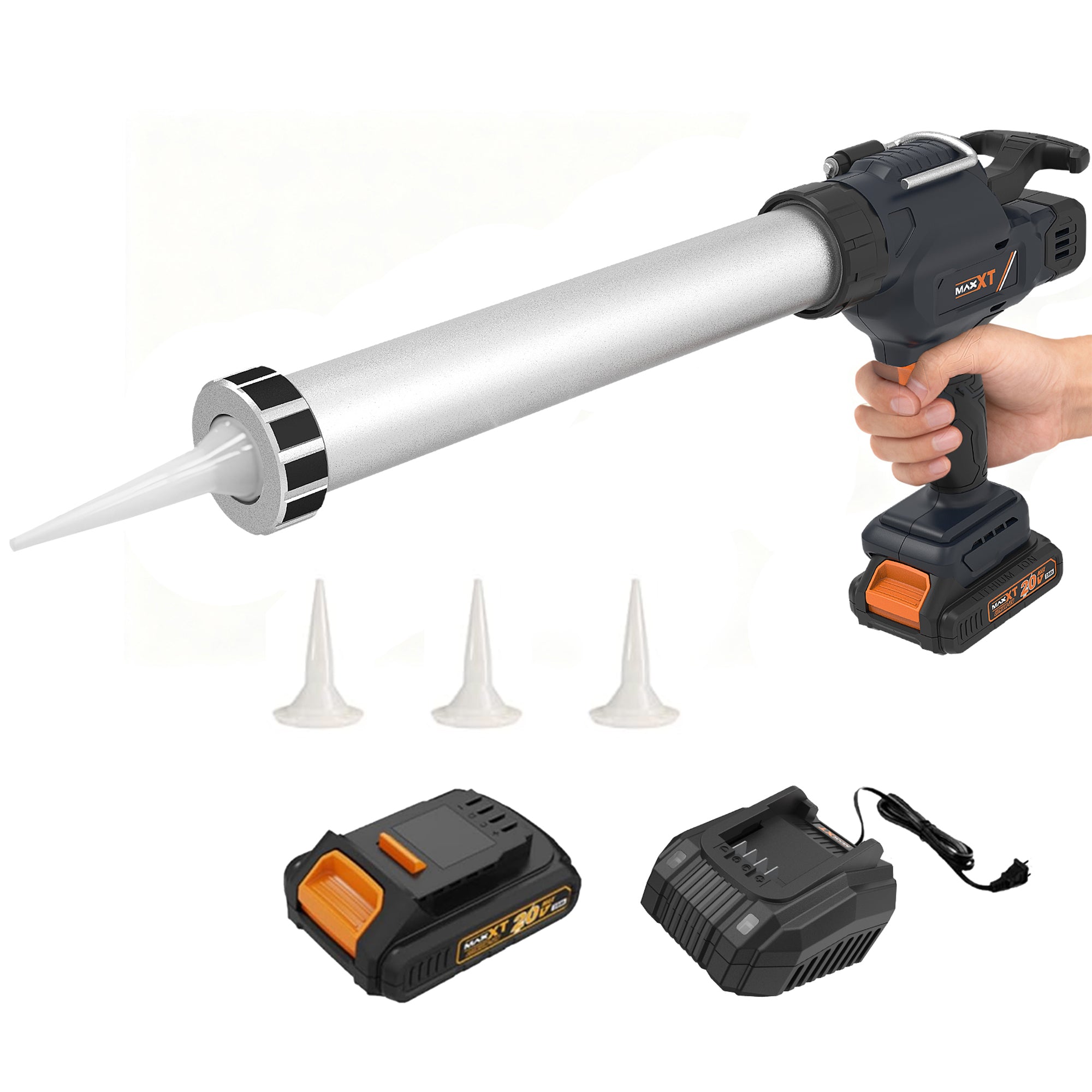MAXXT cordless caulking gun, standard 2.0AH battery