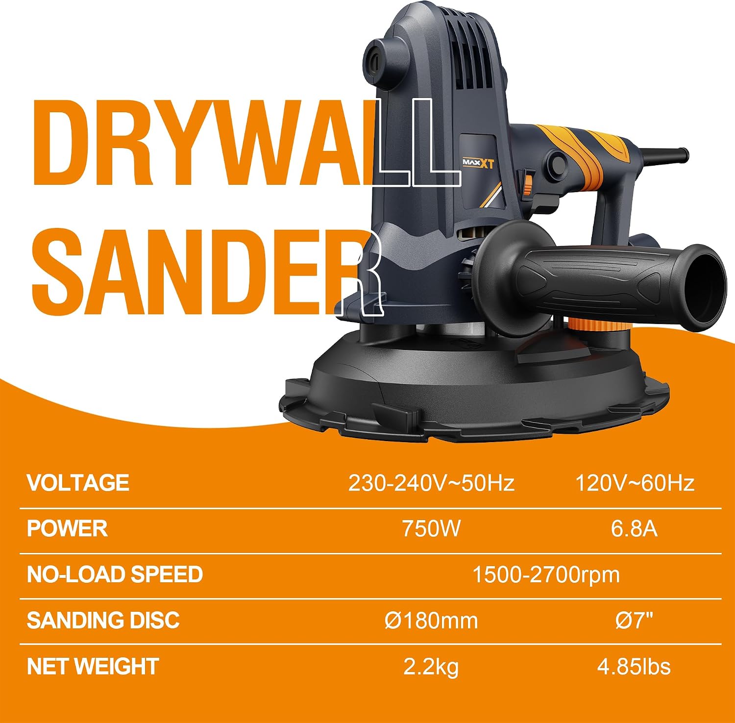 MAXXT 7" Lightweight Handheld Drywall Sander