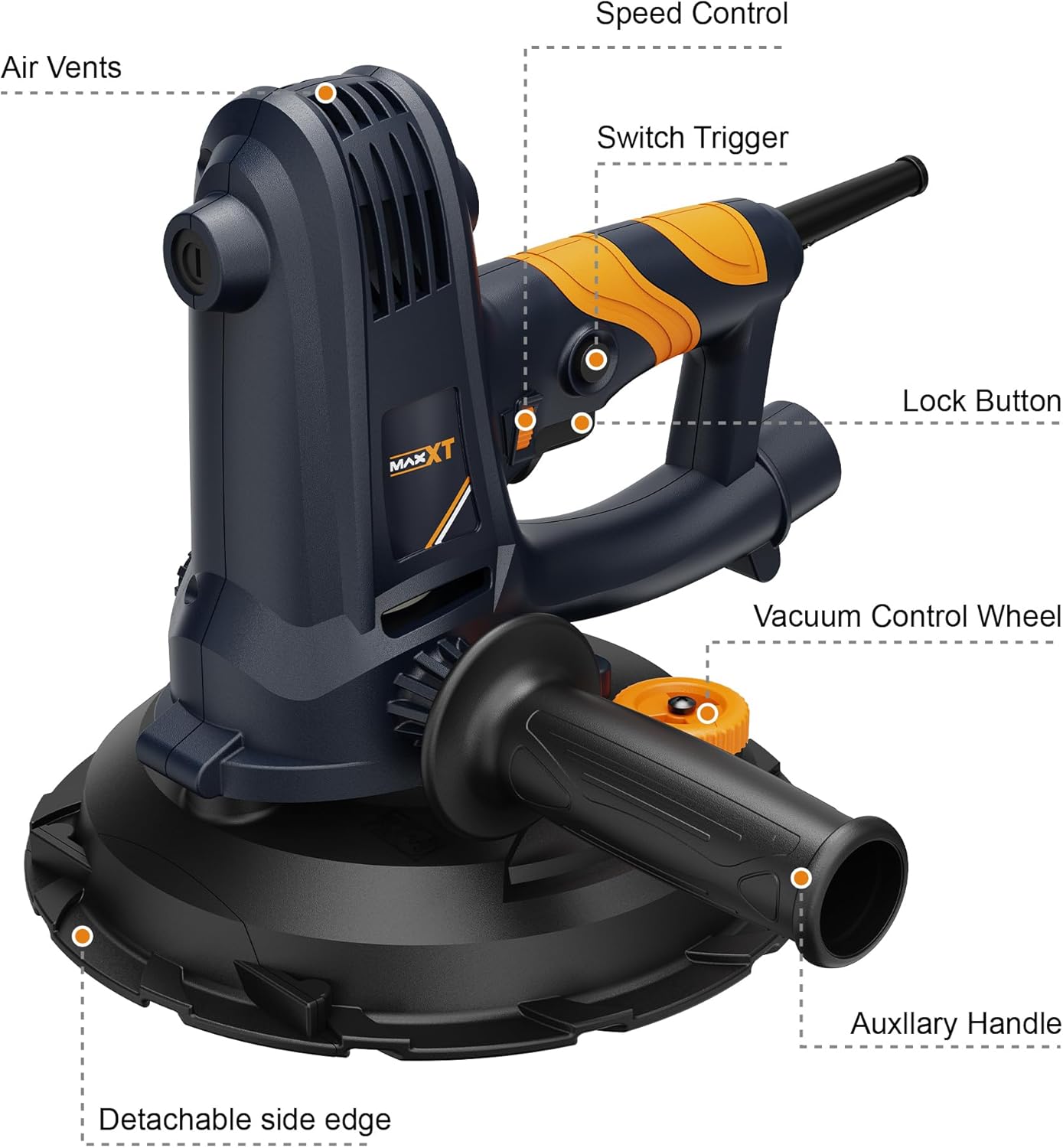 MAXXT 7" Lightweight Handheld Drywall Sander