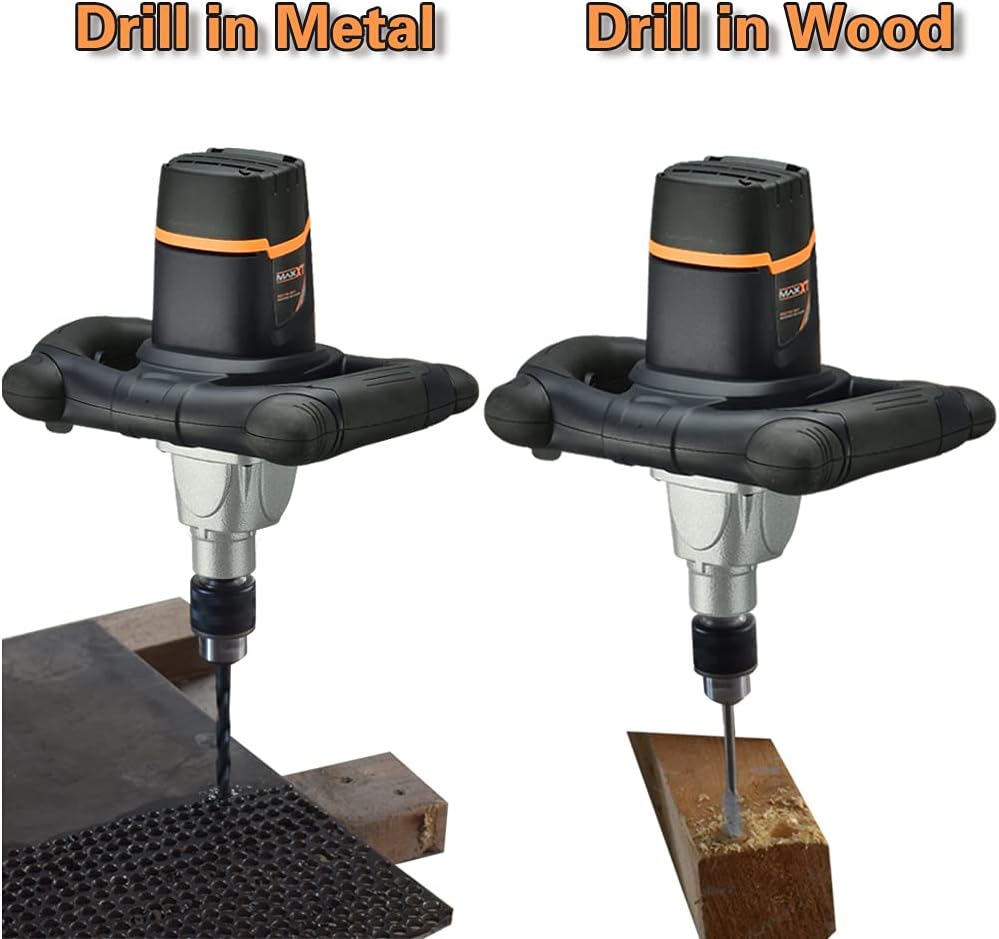 MAXXT Mixer 12A Single Paddle Concrete/Mortar Mixer，Soft Start