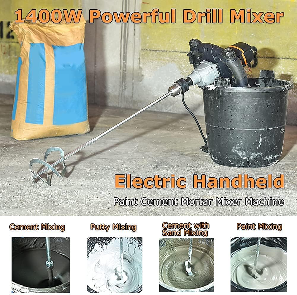 MAXXT Mixer 12A Single Paddle Concrete/Mortar Mixer，Soft Start