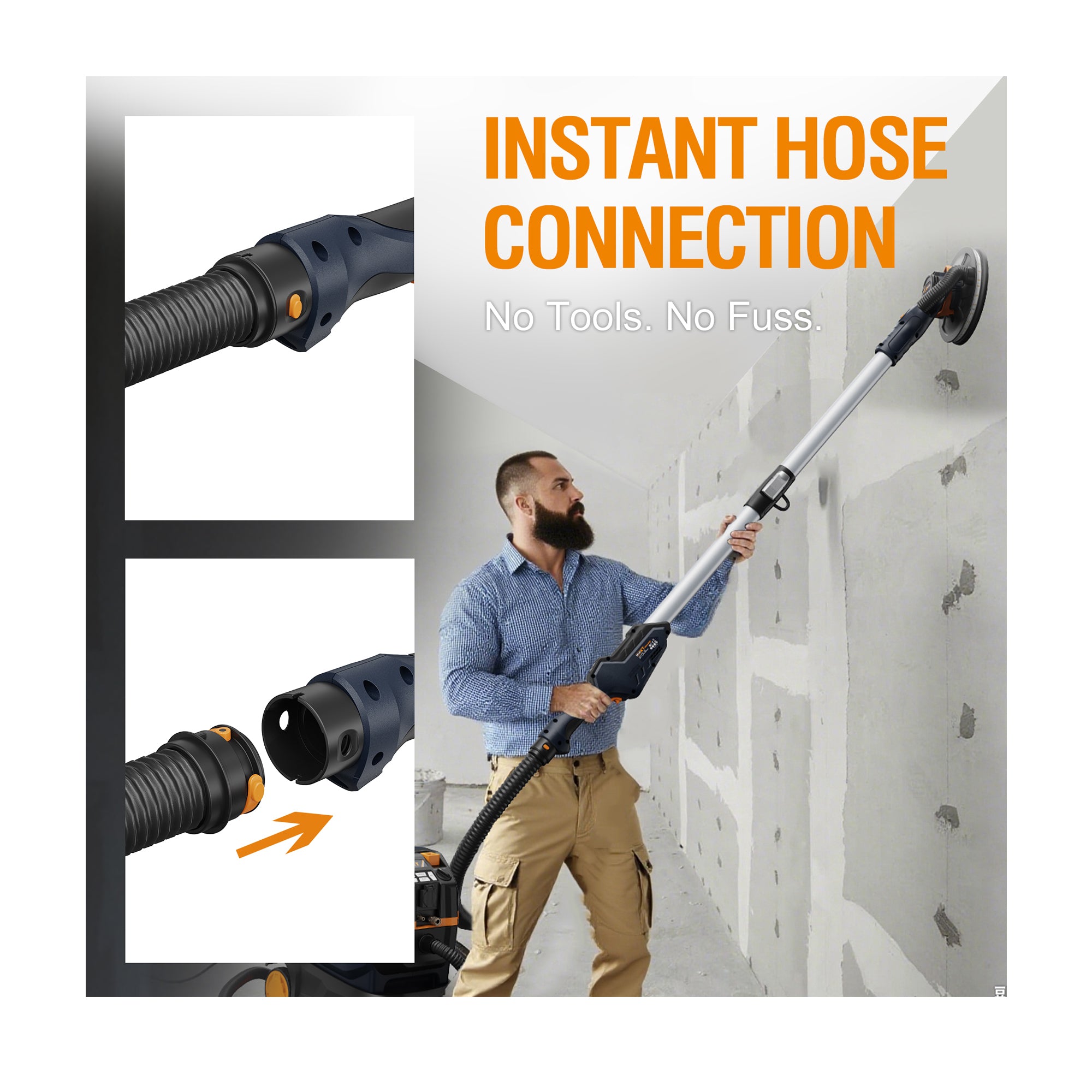MAXXT 4mm Orbital Drywall Sander 400W | MBLS400FB