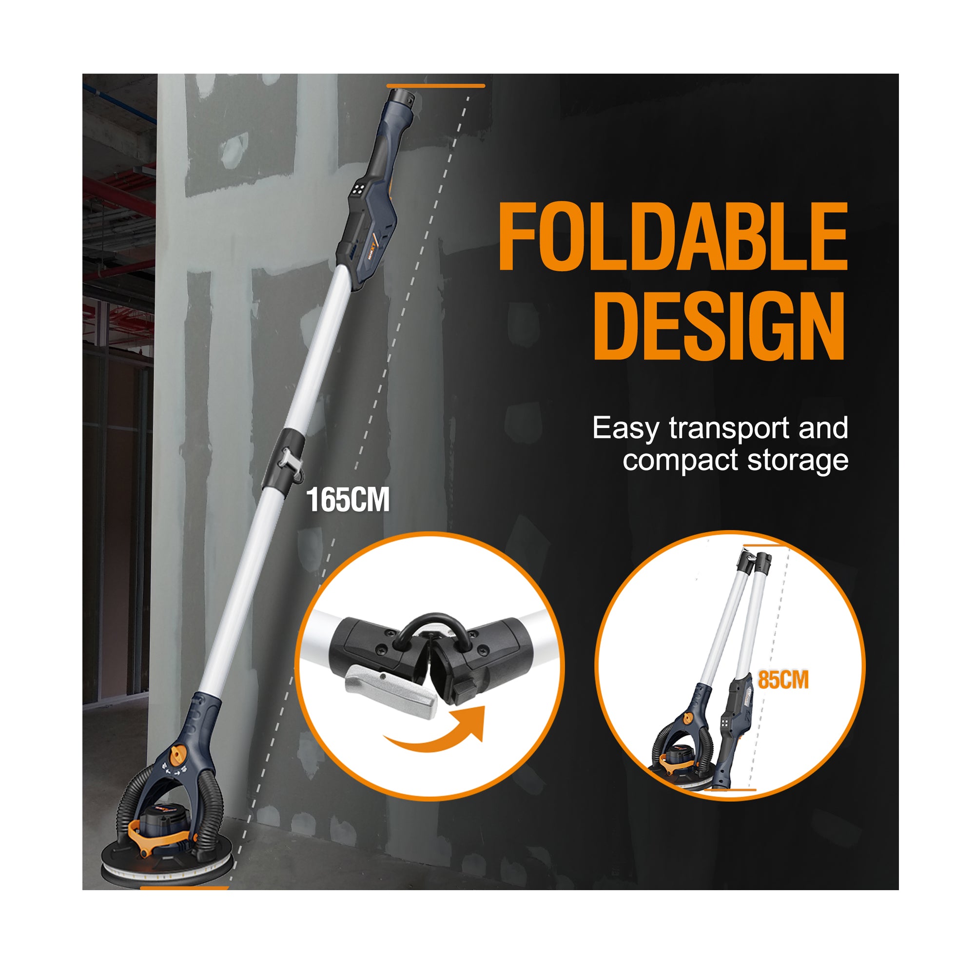 MAXXT 4mm Orbital Drywall Sander 400W | MBLS400FB