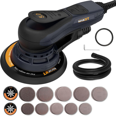MAXXT Electric 5mm Orbital Sander With 150mm&125mm Sanding Pads