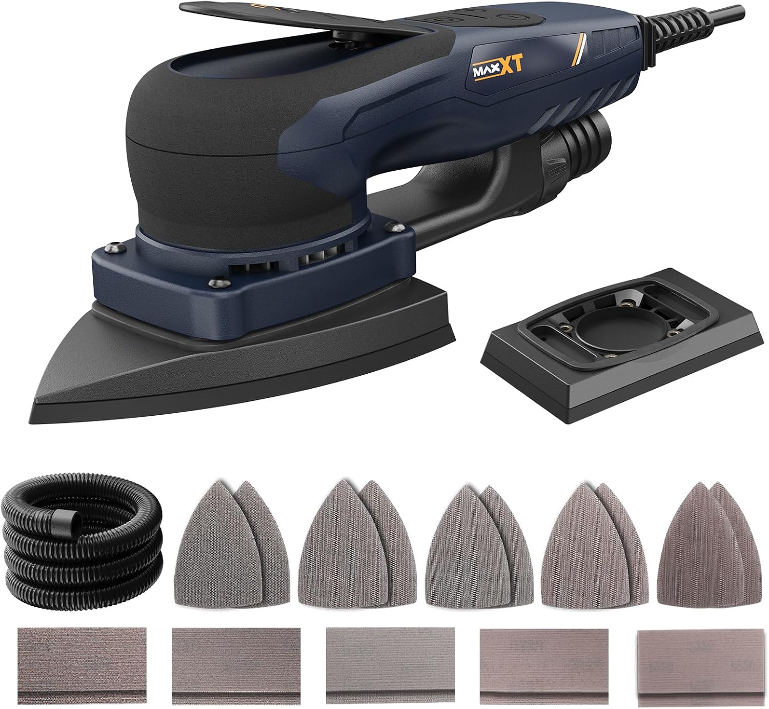 MAXXT 350W Brushless Dual-Mode Sander | Interchangeable Pad and Variable Speed
