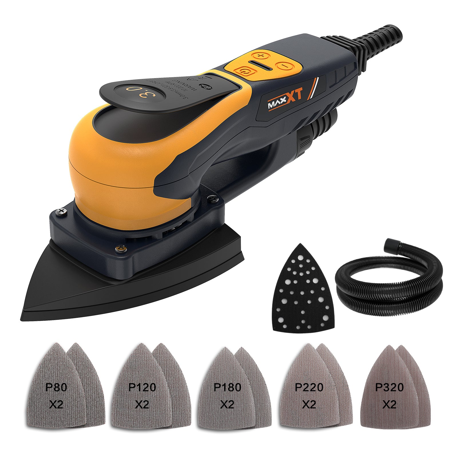 MAXXT Low-Vibration Precision Sander: 350W power